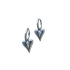 Love oorbellen zilver 